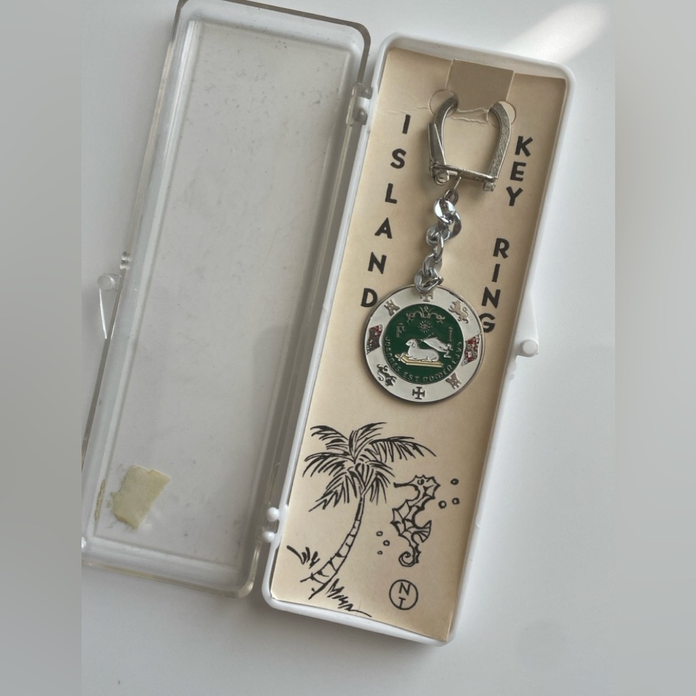 Vtg. Puerto Rico Keychain